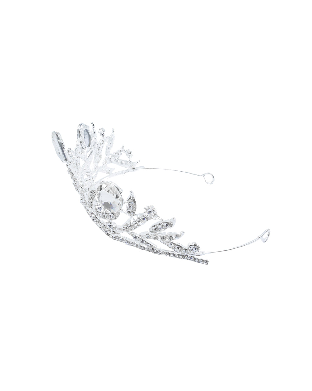 Corona Plateada de Diadema con piedras  - M109 Oro Laminado