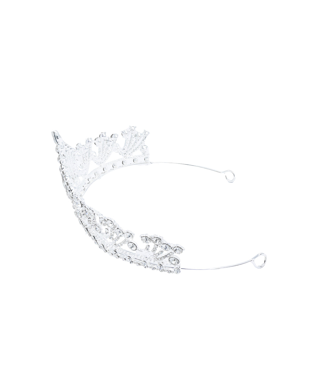 Corona Plateada de Diadema con piedras  - M18 Oro Laminado
