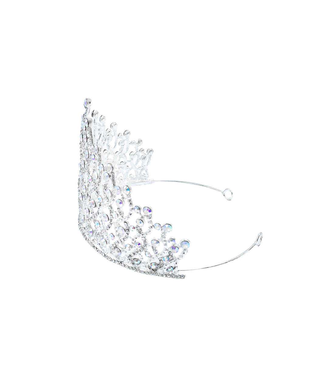 Corona Plateada de Diadema con piedras  - M71 Oro Laminado