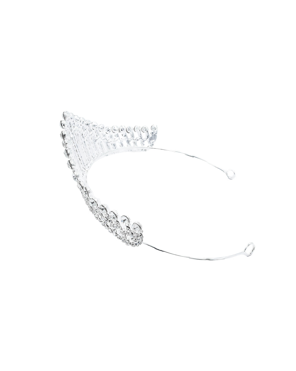 Corona Plateada de Diadema con piedras  - M43 Oro Laminado