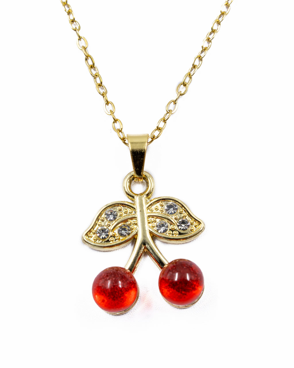 Collar de Cereza - M9 Oro Laminado