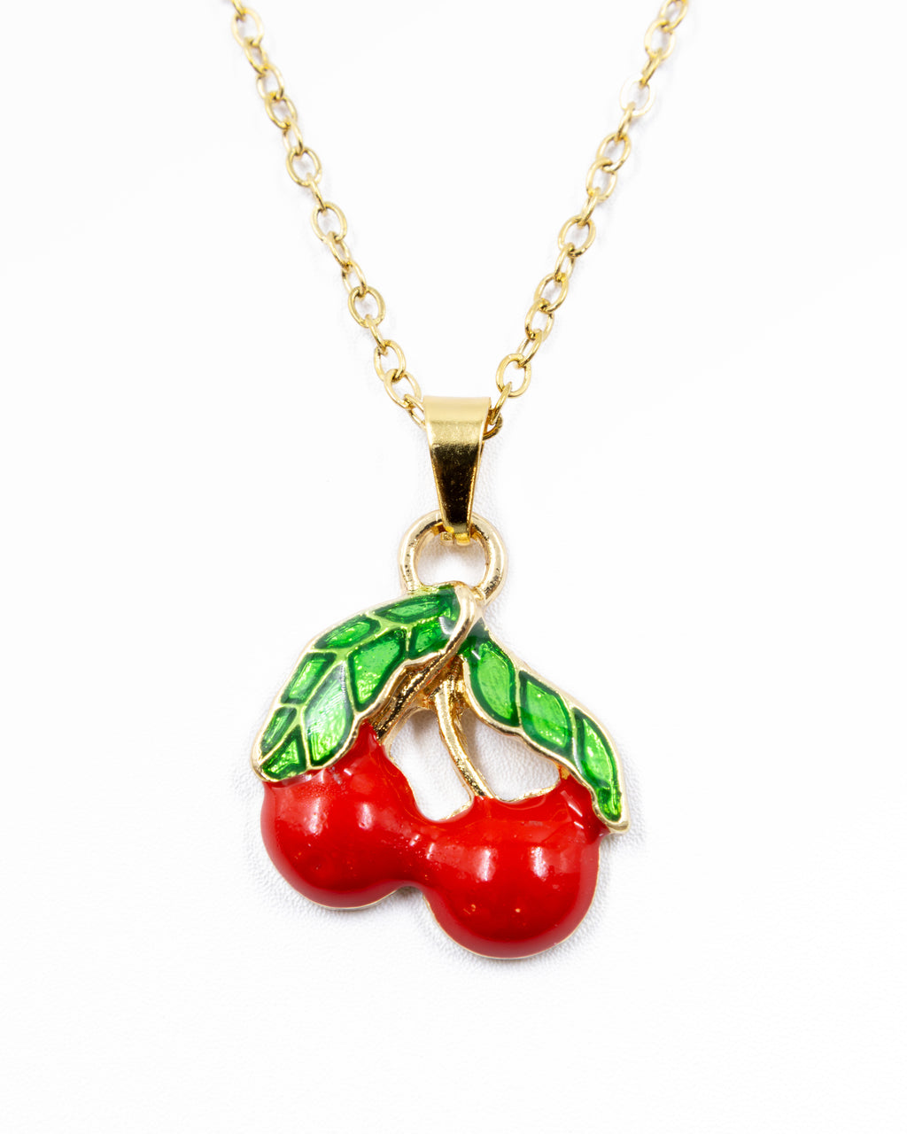 Collar de Cereza - M10 Oro Laminado